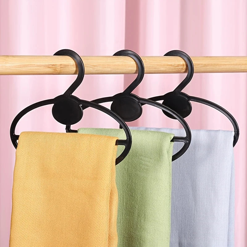 10-Pack Oval Scarf Hanger – Tie, Belt & Headband Organizer Closet Accessory Hanger Babs