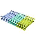 Plastic Clothespins 24-Pack with Storage Box – Non-Slip Clips Laundry Clothespins Babs 24Pcs