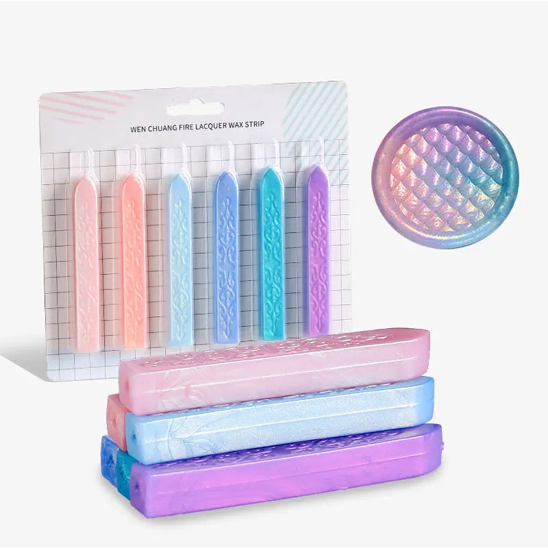 Aurora Sealing Wax Sticks – DIY Wedding & Gift Decoration Sealing Wax Sticks Babs 6pcs