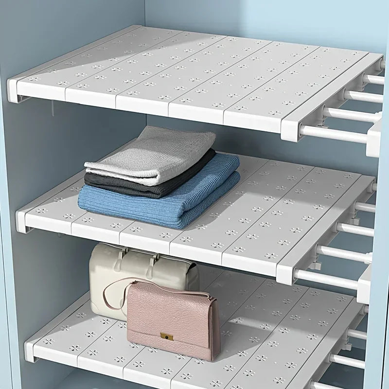 Adjustable No-Drill Telescopic Shelf Organizer & Partition Shelf Organizer Babs