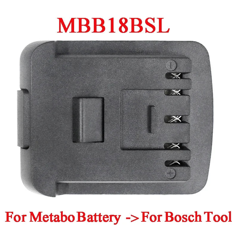 Metabo 18V Battery Adapter for Makita DeWalt Bosch Milwaukee Battery Adapter Babs MBB18BSL