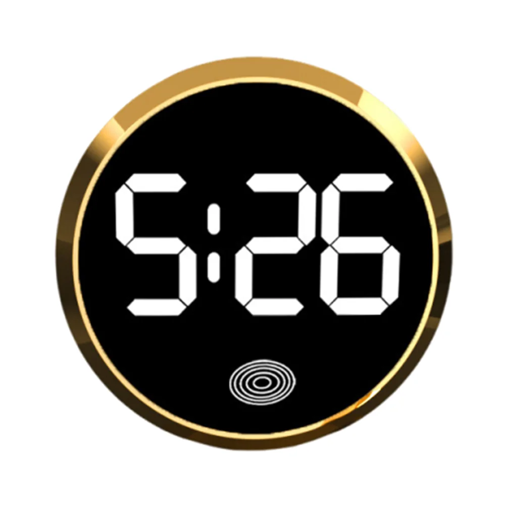 Touch-Activated LED Car Dashboard Clock – Mini Digital Clock Car Dashboard Clock Babs D- White Light