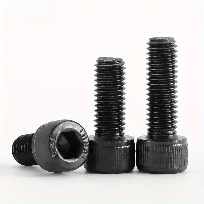 100pcs M3 Hex Socket Cap Screws & Nuts Kit | 6–25mm DIY Set Hex Socket Screw Kit Babs