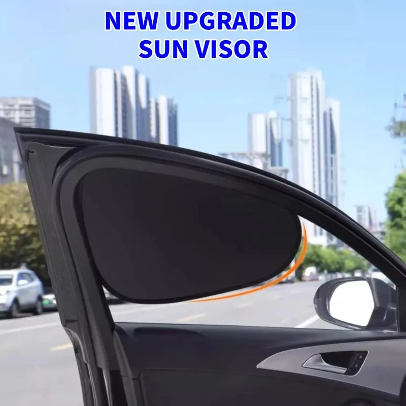 Electrostatic Car Side Window Sun Shade – 99.9% UV Blocker Car Window Sun Shade Babs
