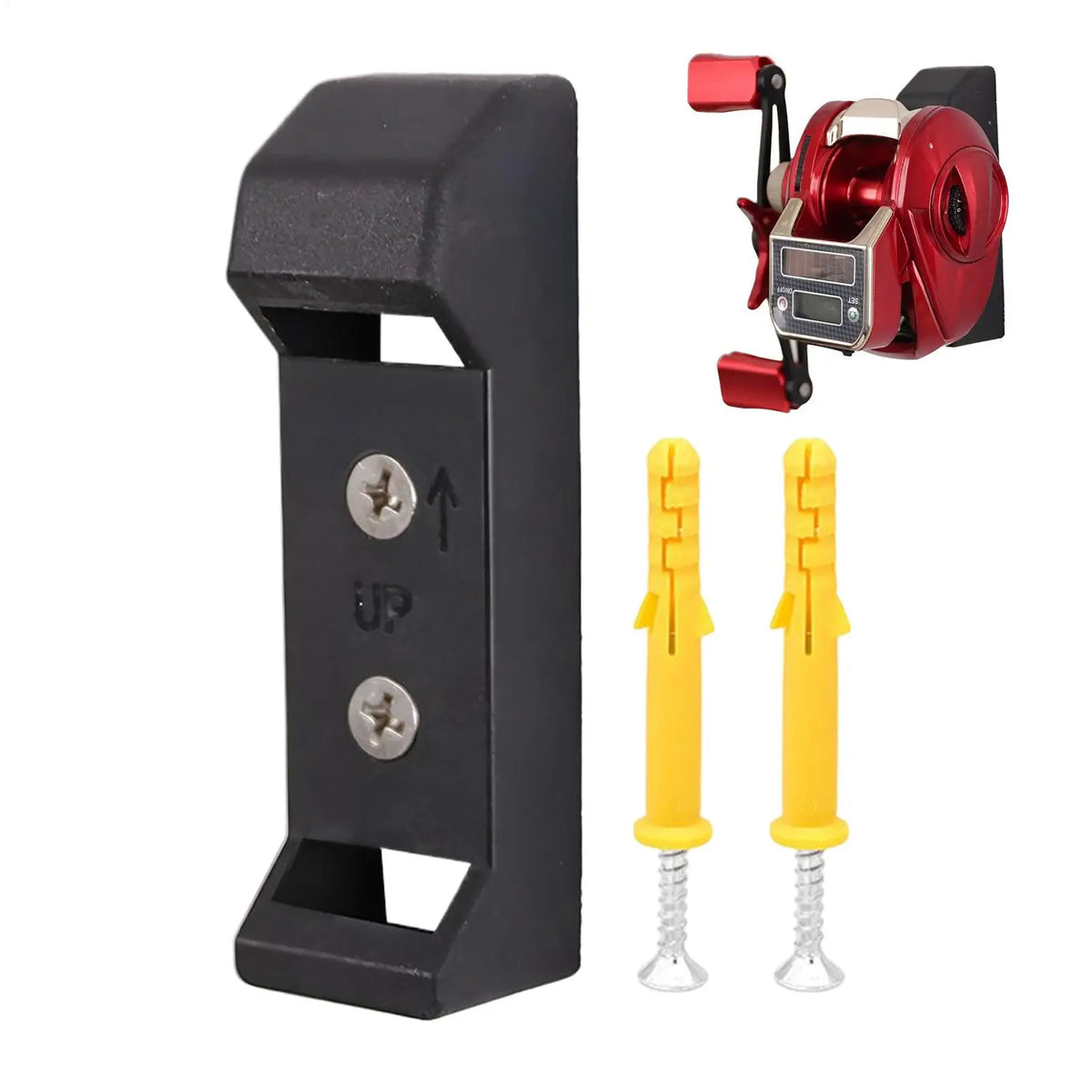 Fishing Reel Wall Mount Storage Rack & Display Organizer Fishing Reel Rack Babs