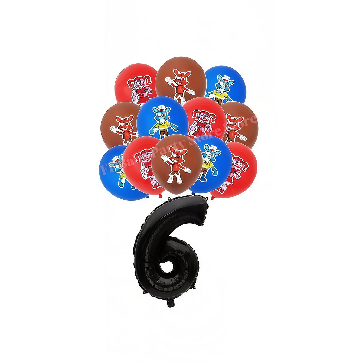 Five Nights Bear Birthday Party Decorations Set for Kids Birthday Party Set Babs 19pcs Balloons-6 others