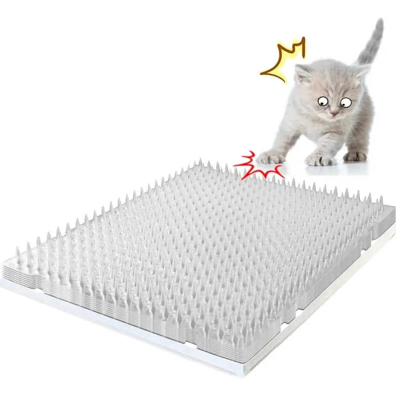 12-Pack Cat & Dog Deterrent Scat Mat | Indoor & Outdoor Spike Pet Deterrent Mat Babs