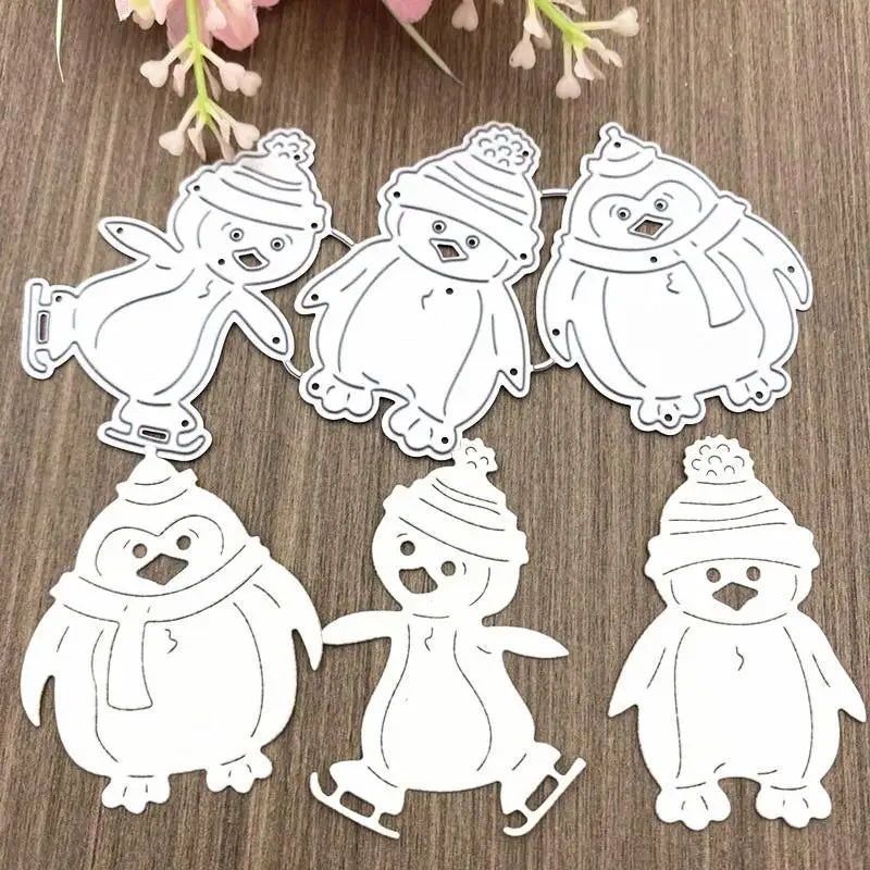 Christmas Snowman Die Cuts – Embossing & Etching Dies for Crafts Die Cutting Set Babs