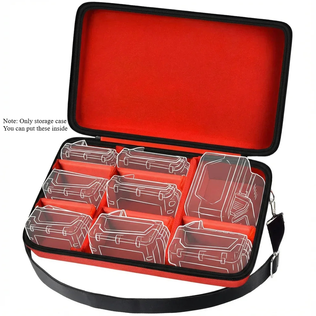 Extra Large Battery Carrying Case for M12/M18 – Paiyule Battery Storage Case Babs