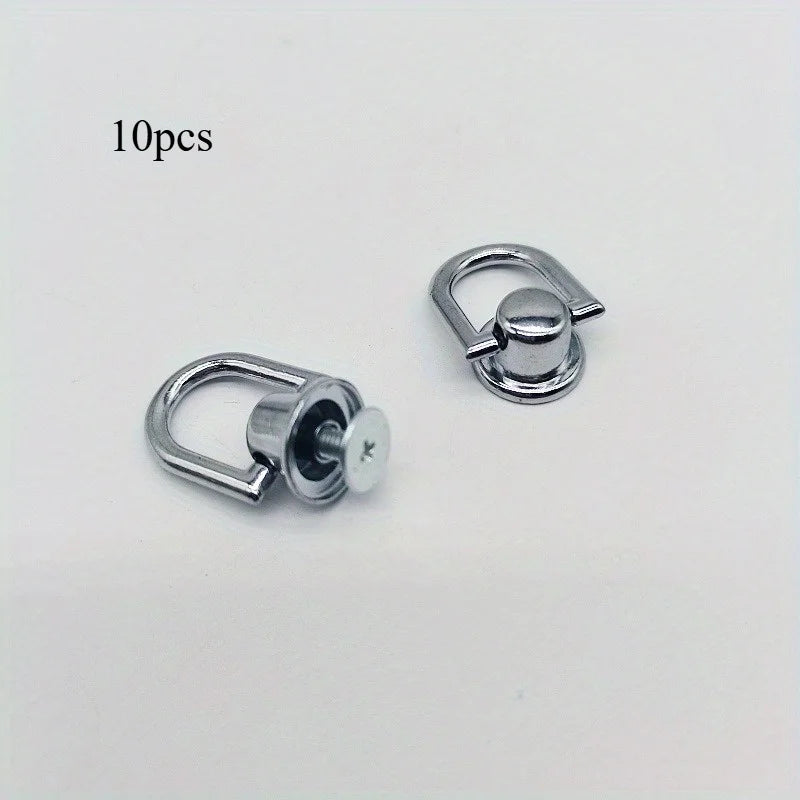 Metal Bag Strap Connector & Pull Ring – Hardware Accessories Bag Hardware Accessory Babs Silvery-10pcs