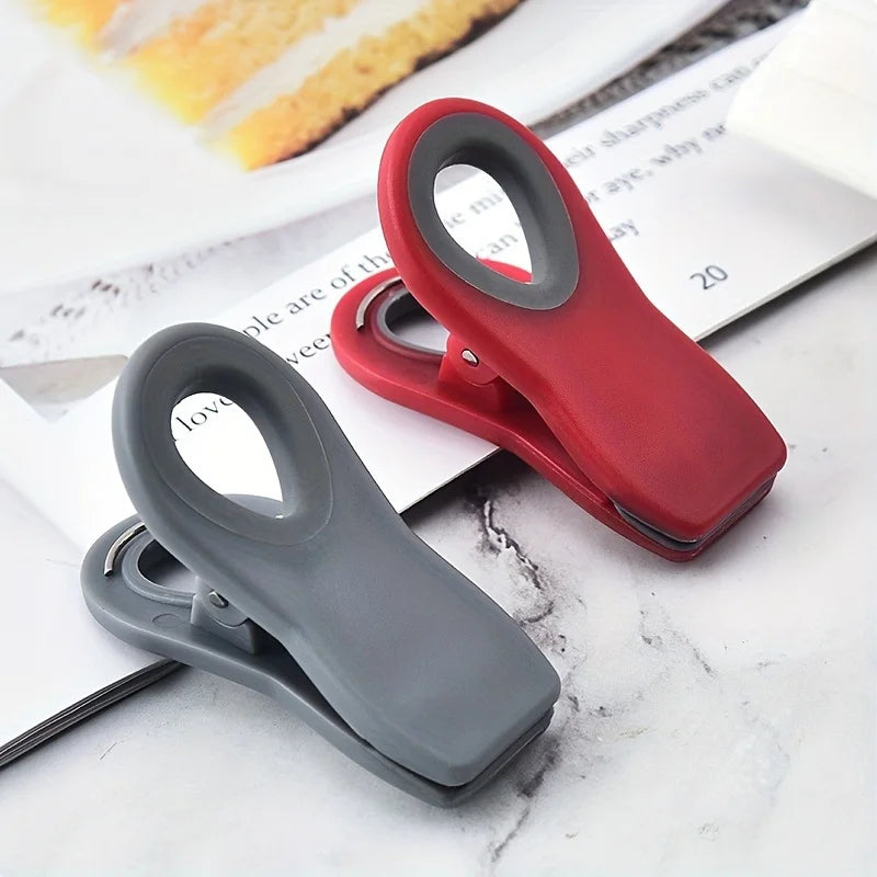 Magnetic Reusable Bag Clips for Food Storage – 3 or 6 Pack Magnetic Bag Clips Babs