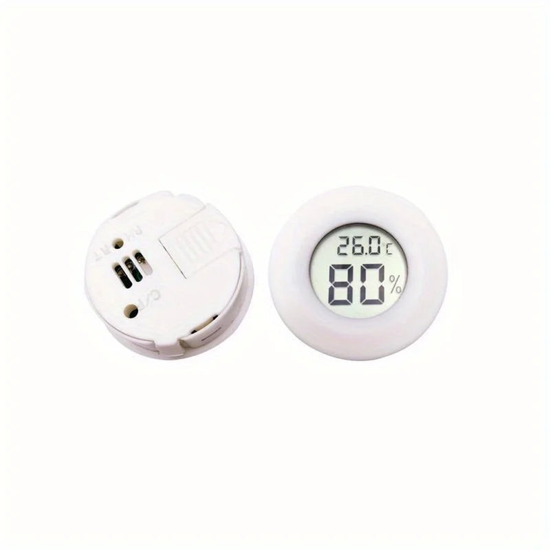 Mini LCD Thermometer Hygrometer – Fridge & Freezer Meter Digital Thermometer Hygrometer Babs white