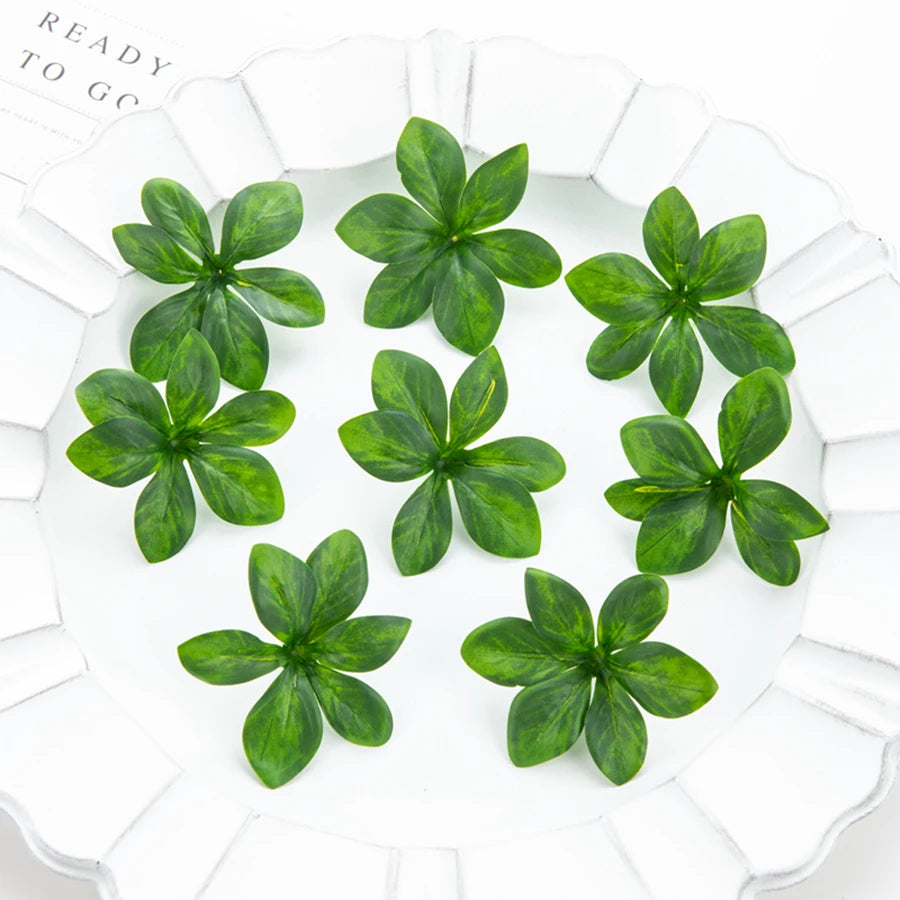 50/100pcs Silk Artificial Flower Leaves – Wedding & Party Décor Artificial Flower Leaves Babs