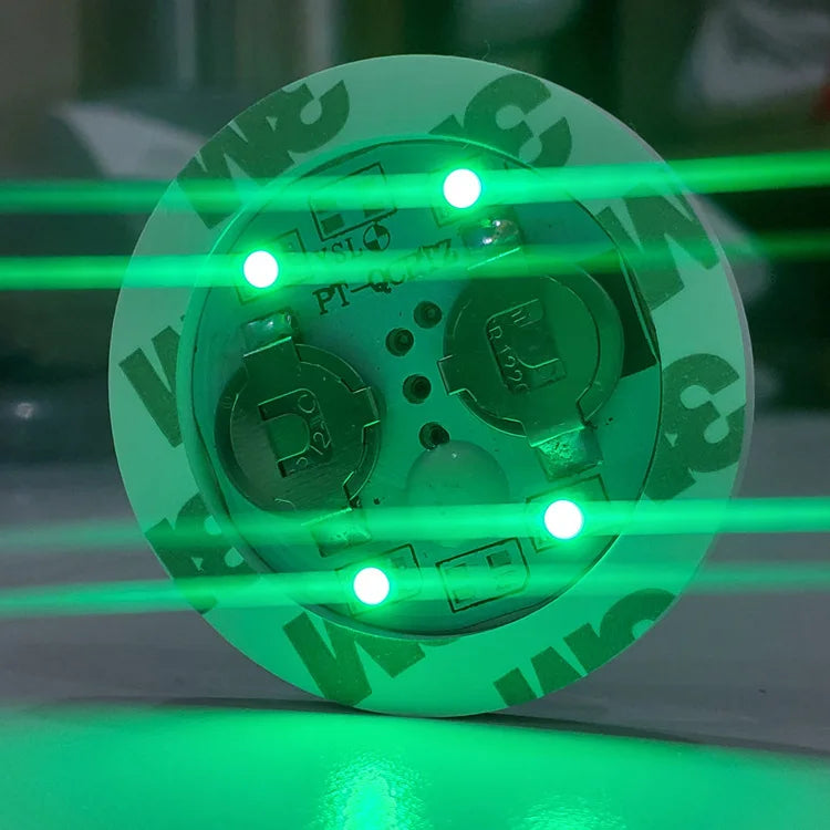 LED Flashing Drink Coasters – Glowing Cup Mat for Parties LED Party Coasters Babs Green