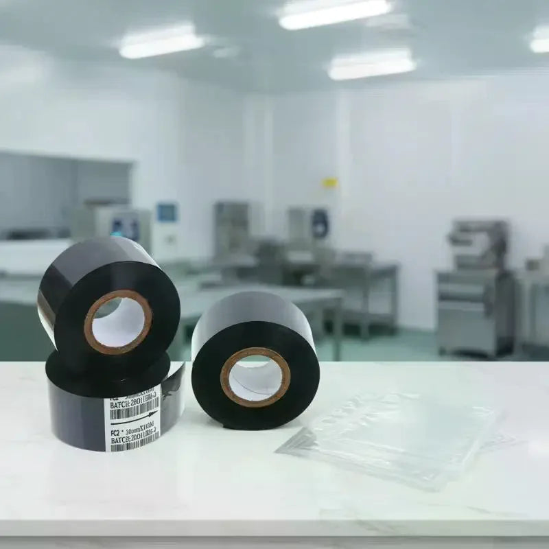30mm x 100m Black Thermal Transfer Ribbon – Label Printer Thermal Printer Ribbon Babs