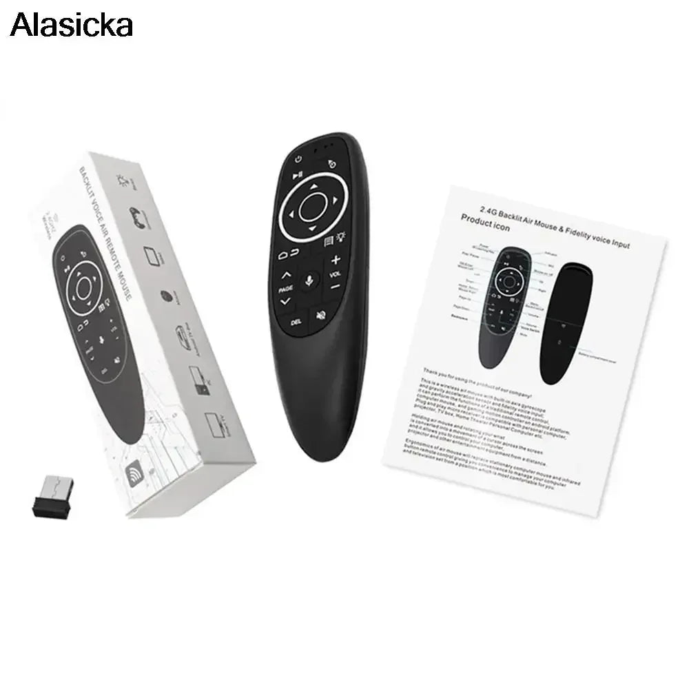 G10S Pro 2.4GHz Air Mouse Remote – Voice, Gyro & Backlit Keys Wireless Air Mouse Remote Babs