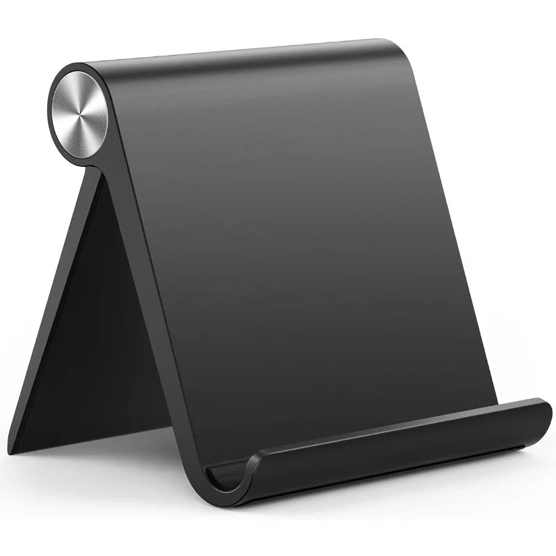 Adjustable Foldable Tablet & Phone Desk Holder | Portable Stand Phone & Tablet Stand Babs black