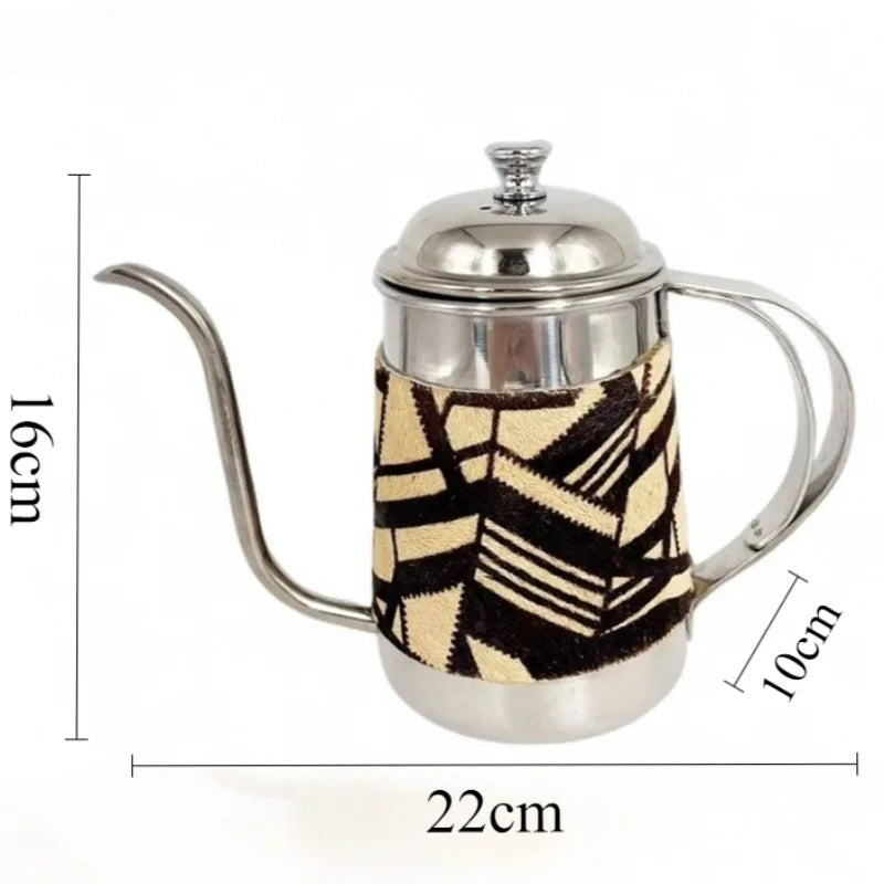 Gooseneck Kettle Stainless Steel 1L | Luxury Pour-Over Coffee & Tea Gooseneck Tea Kettle Babs Coffee Pot-Style B