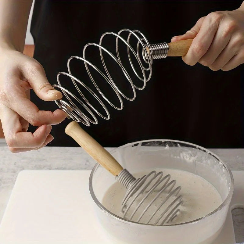 Stainless Steel Hand Mixer for Eggs, Cake & Flour – 1pc Hand Whisk Mixer Babs