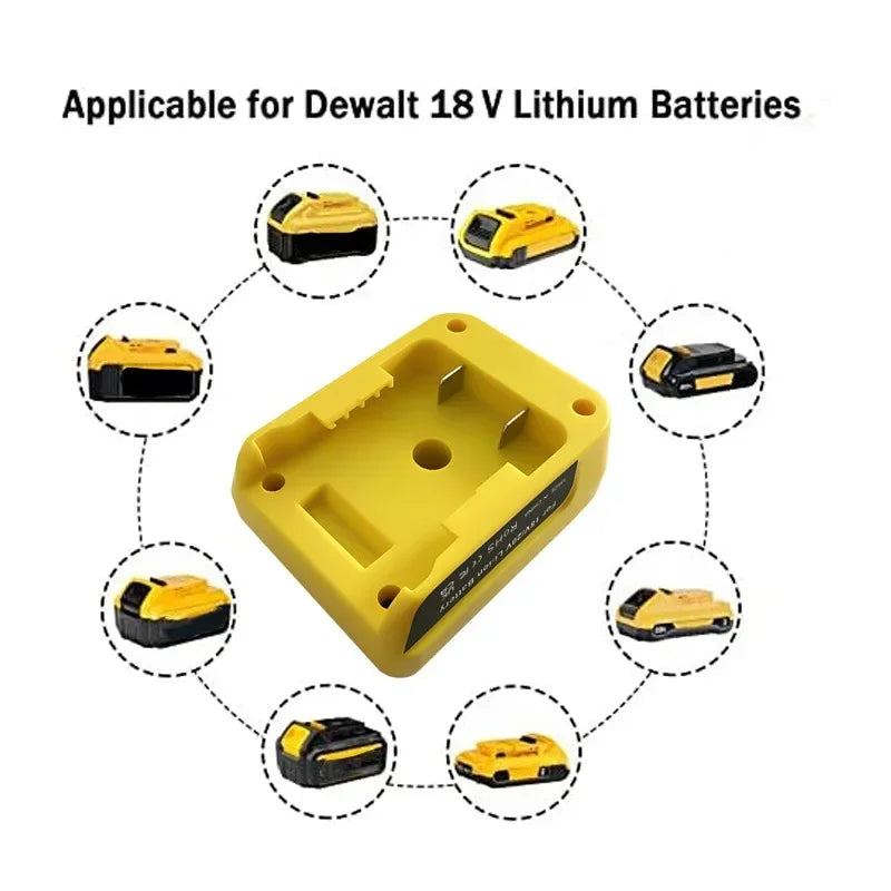 Dewalt 18V/20V & Milwaukee M18 Battery Adapter – Dual USB Battery USB Adapter Babs