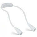 LED Neck Reading Light – 360° Flexible Arms, Battery Powered Neck Book Light Babs WHITE
