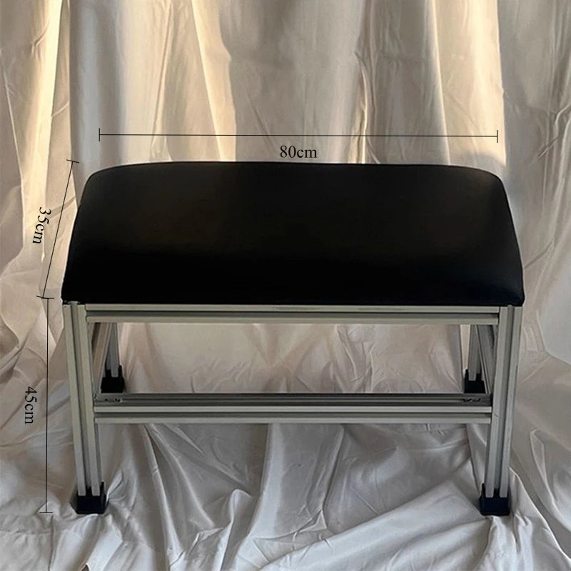Modern Metal Ottoman Bench – Nordic Rectangular Footstool 100cm Ottoman Bench Babs Medium
