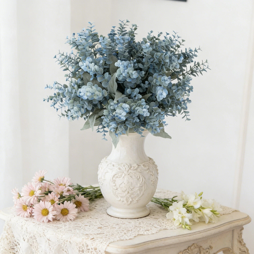 Artificial Eucalyptus Stems – Wedding & Home Décor DIY Prop Artificial Floral Stem Babs