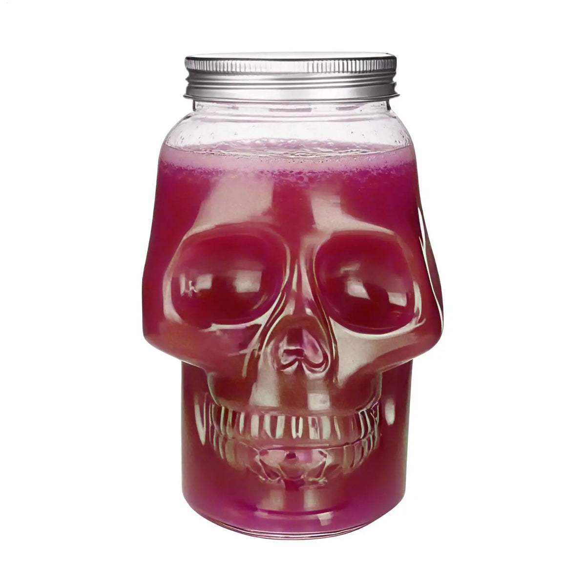 Skull Shaped Jar with Lid – Spooky Storage & Party Decor Decorative Storage Jar Babs