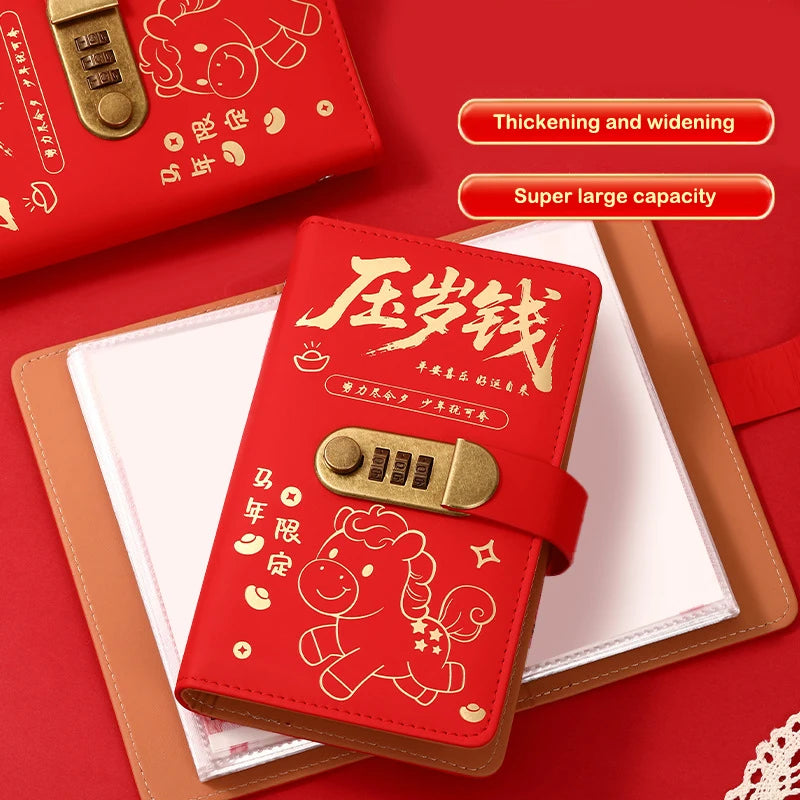 100 Envelope Money Saving Binder with Password Lock | eelhoe Budget Savings Binder Babs