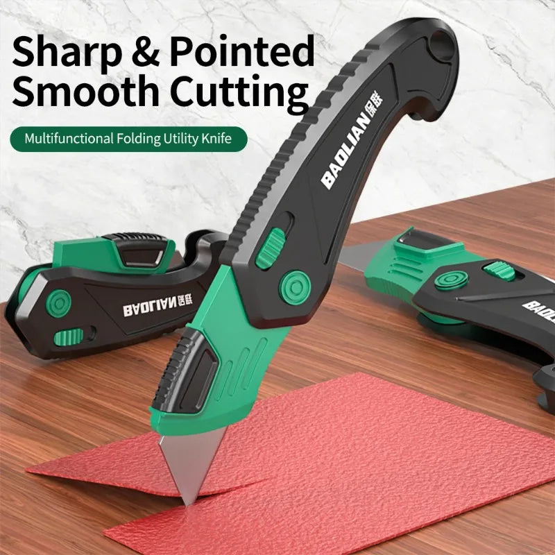 Foldable Art Knife SK5 Steel – Multi-Function Craft Cutting Knife Craft Cutting Knife Babs