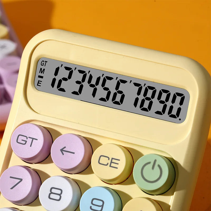 Cute Cartoon Portable Calculator – 10-Digit for Students Portable Calculator Babs