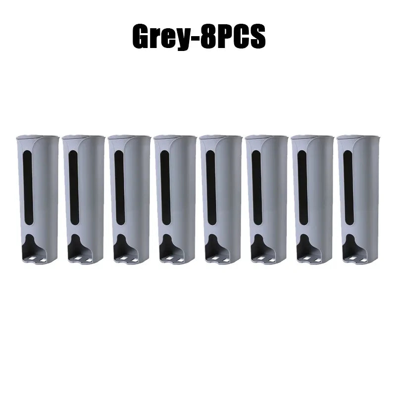 Wall-Mounted Underwear & Socks Hanging Storage Organizer Box Hanging Storage Organizer Babs Grey-8PCS