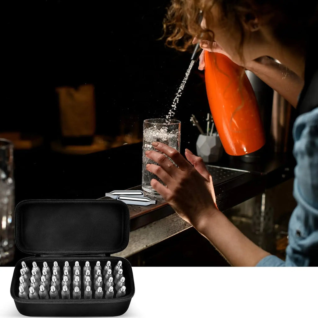 40-Slot CO2 N2O Cartridge Case – 8g 12g Organizer Holder Box Cartridge Storage Case Babs