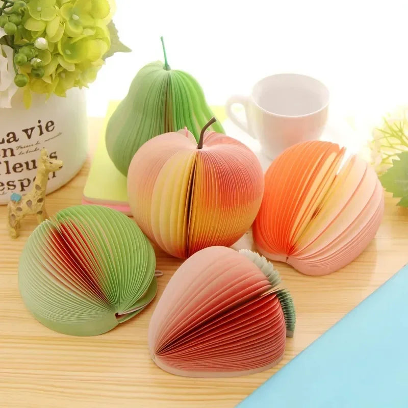 Apple Fruit Sticky Notes 100 Pages – Fun DIY Memo Pad Sticky Notes Memo Pad Babs