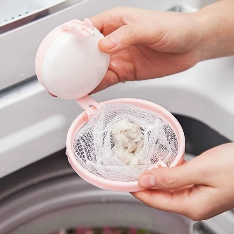 Washing Machine Lint Filter Net Mesh Bag Hair Catcher Laundry Lint Filter Babs