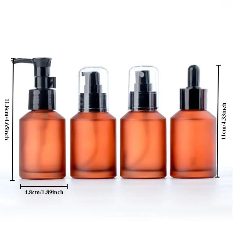 60ml Wine Red Glass Spray Bottle – Refillable Fine Mist Sprayer Glass Spray Bottle Babs