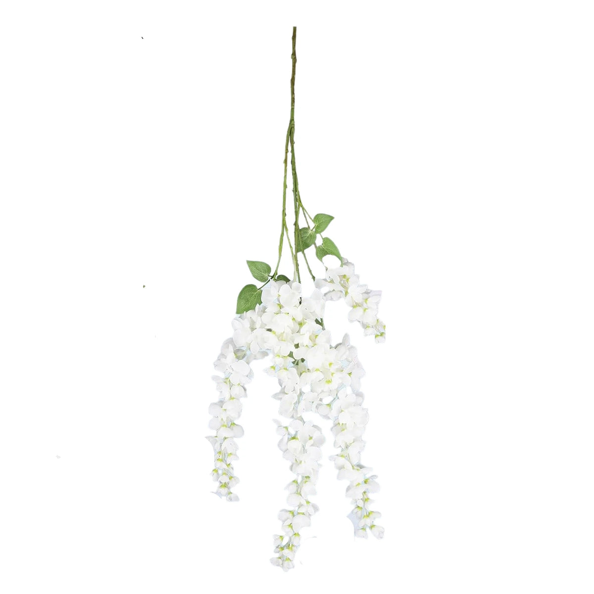Artificial Silk Orchid Garland – Wedding & Home Wall Decor Artificial Flower Garland Babs WHITE 1 pc