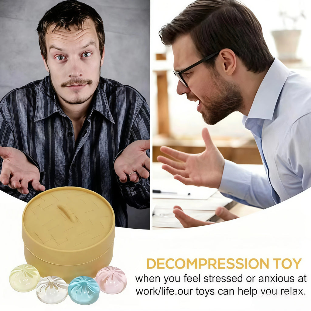 Mini Dumpling Squishy Toy Set – Squeeze Fidget Sensory Gift Squishy Fidget Toy Babs