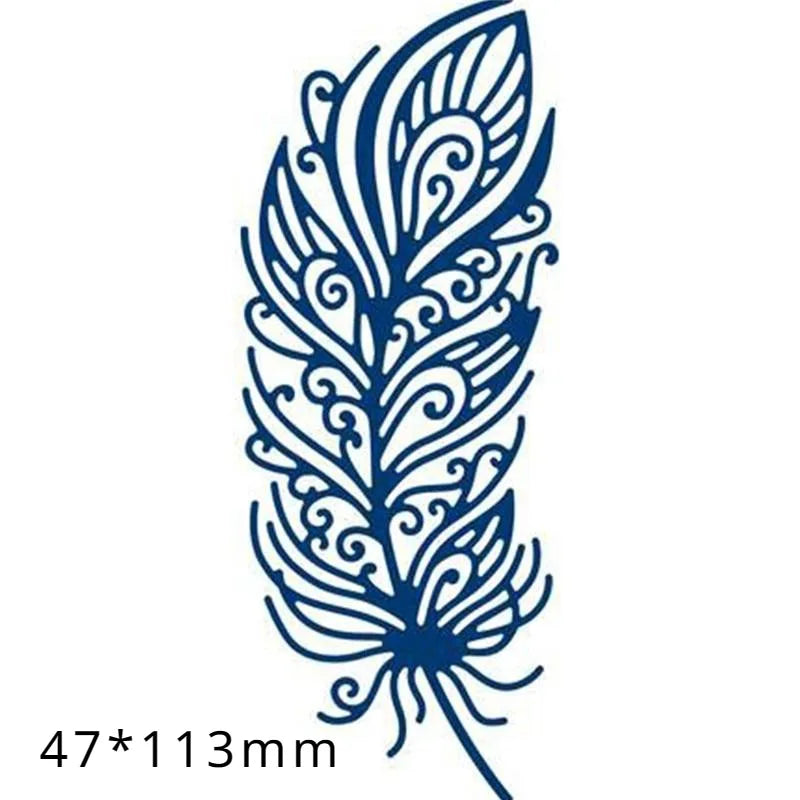 Feather Metal Cutting Dies for Scrapbooking & Card Making Metal Cutting Dies Babs A