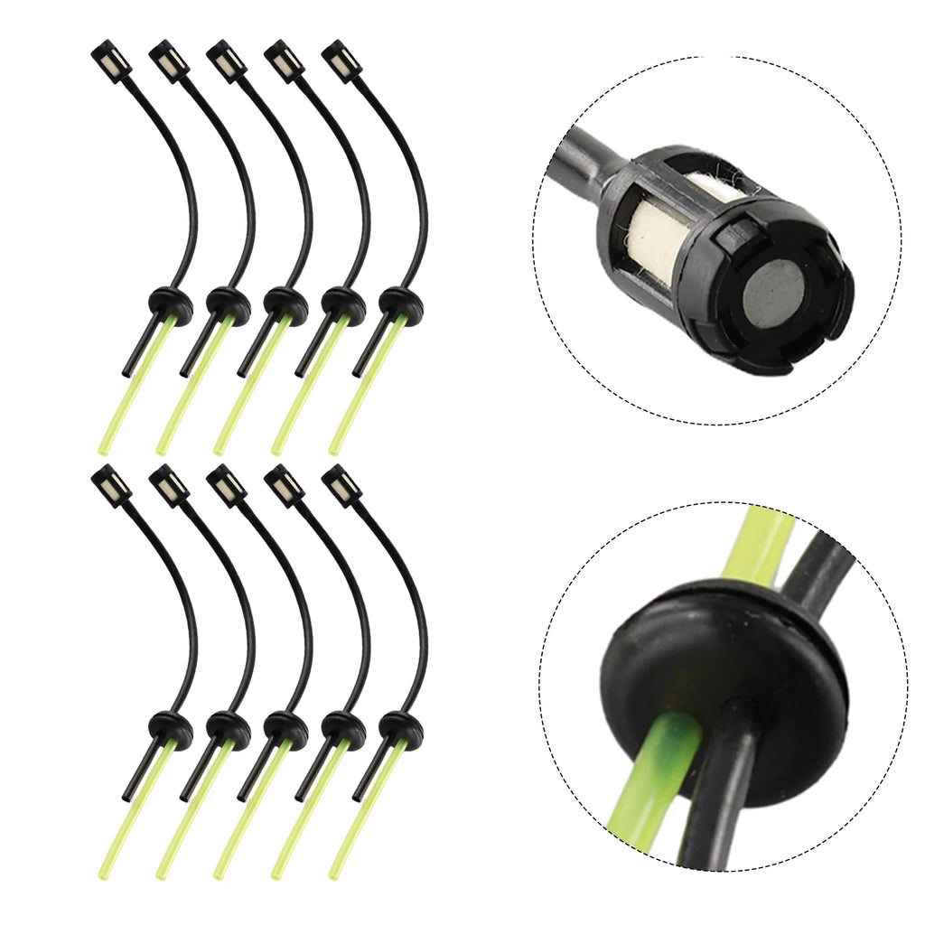 10PCS Fuel Hose & Filter Kit for Lawn Mower & String Trimmer Fuel Hose Filter Kit Babs