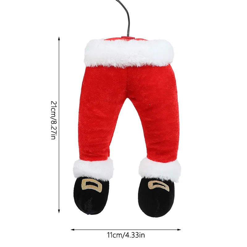 Santa Elf Legs Christmas Tree & Fireplace Ornament Christmas Ornament Babs 1Pcs