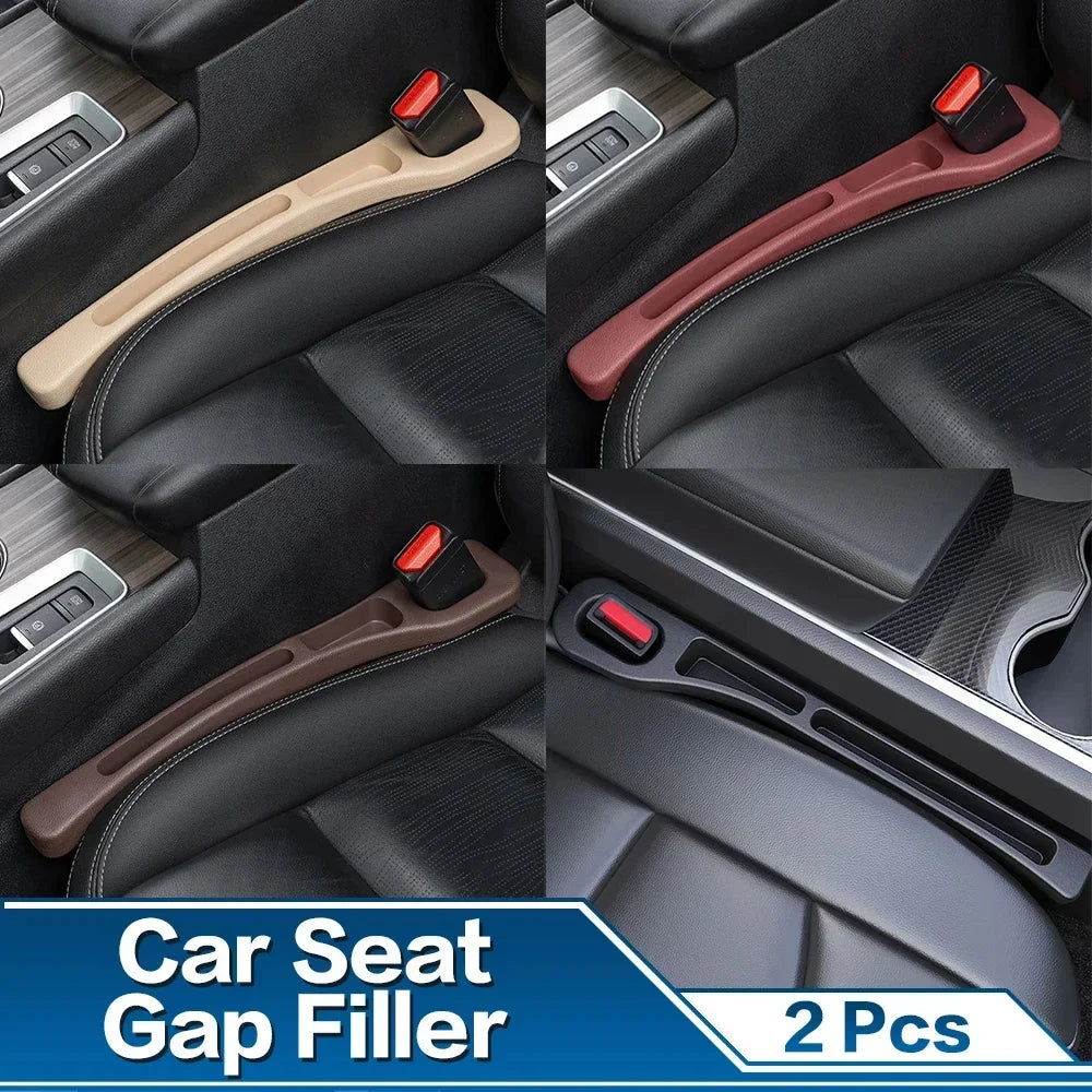 2-Pack Car Seat Gap Filler & Organizer – Universal Rubber Fit Car Seat Gap Filler Babs