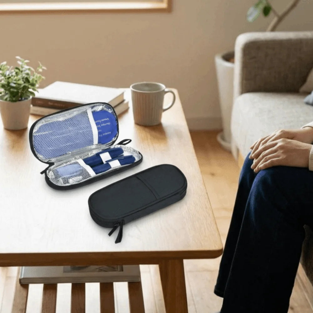 Portable Insulin Cooling Bag – Thermal Insulated Medication Cooler Medication Cooler Bag Babs