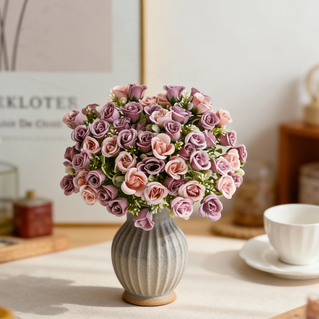Silk Artificial Flower Bouquet – Wedding & Home Decor Artificial Silk Flowers Babs