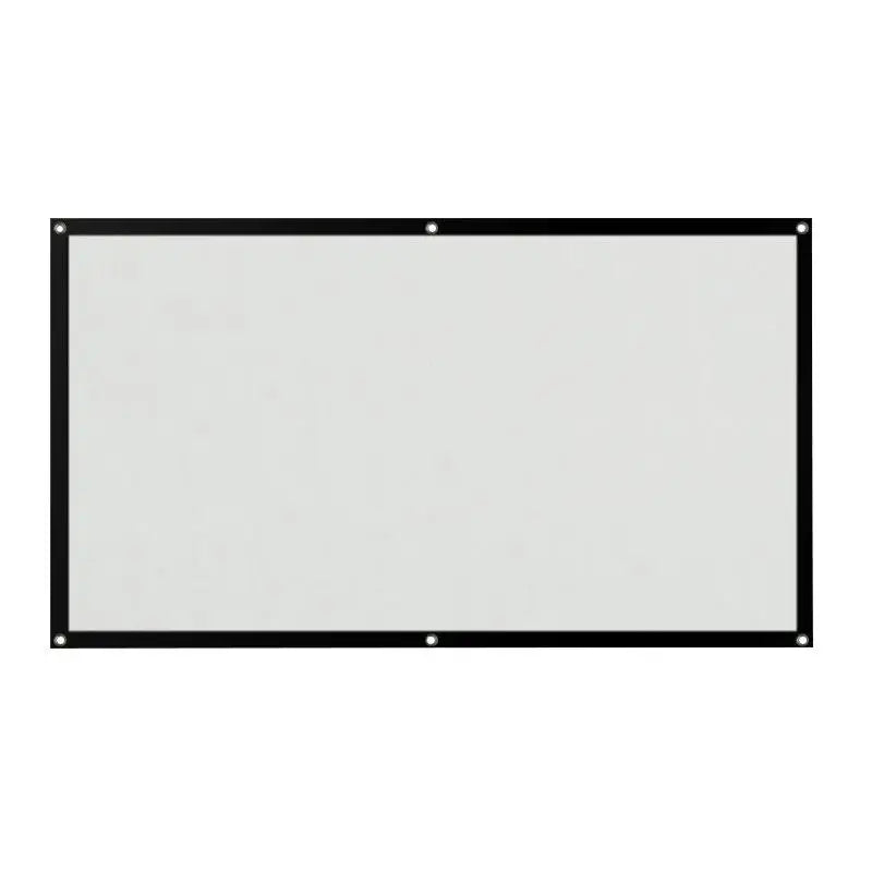 Portable Projector Screen 60–120 Inch Anti-Light 16:9 Curtain Projector Screen Babs