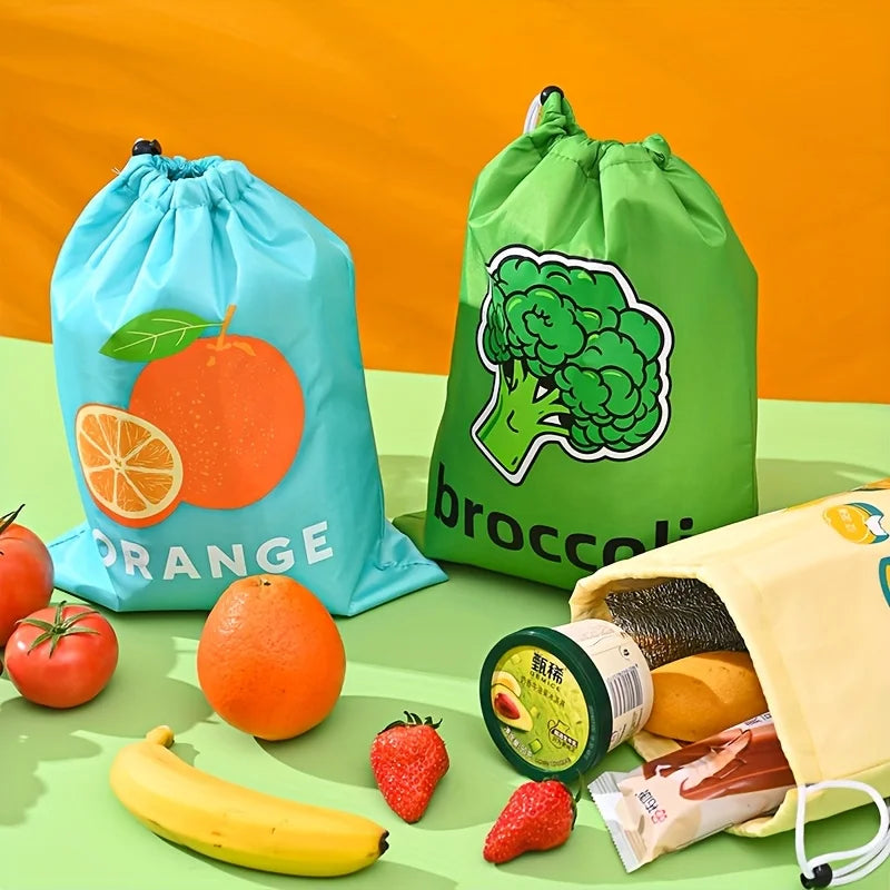 3-Pack Reusable Insulated Bags – Oxford Cloth & Aluminum Foil Insulated Lunch Bag Babs