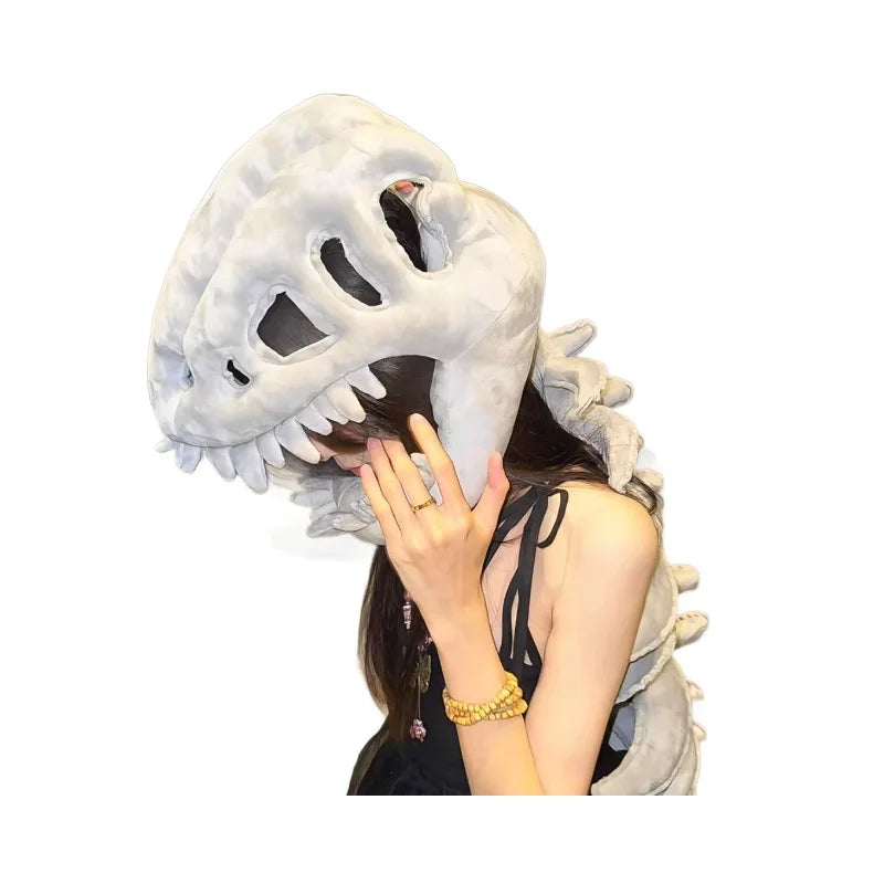 Wearable Dinosaur Skeleton Plush Cape 90/120CM Halloween Costume Halloween Costume Cape Babs