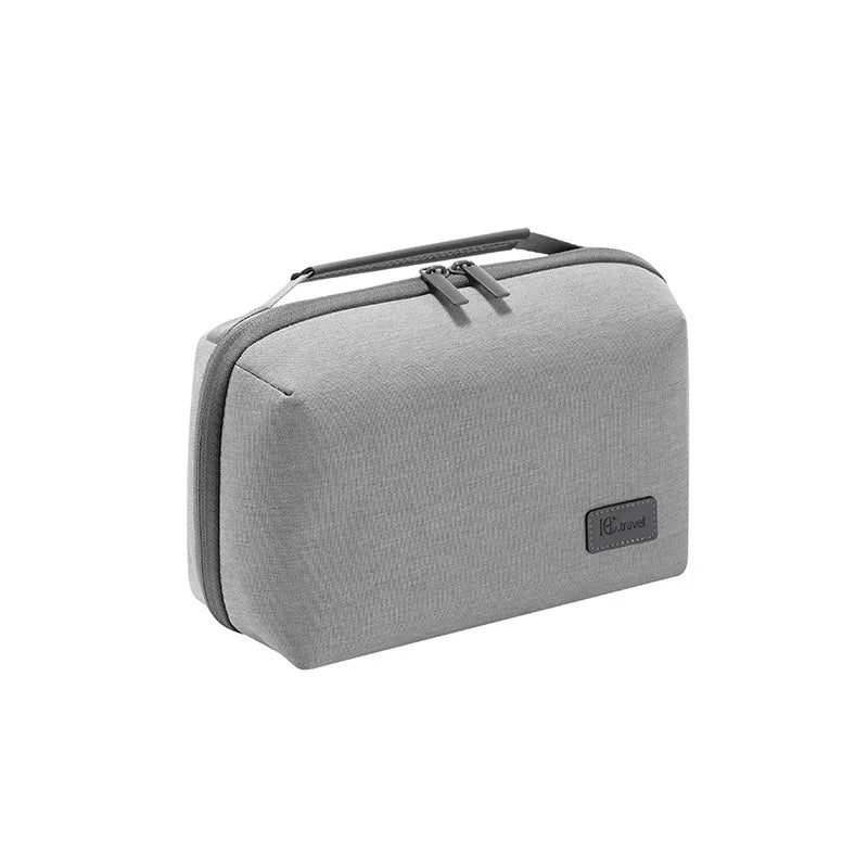 Electronics Organizer Travel Case | Water-Resistant Tech Pouch Electronics Travel Organizer Babs Grey