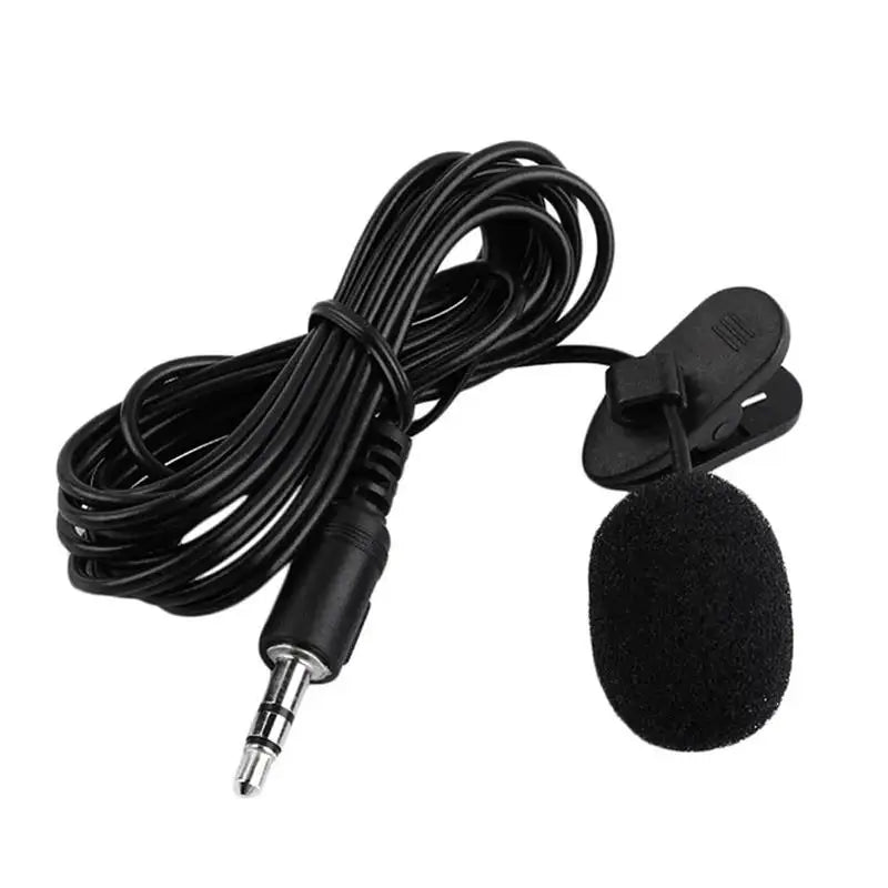 HUXUAN Clip-on Lapel Condenser Mic – USB 3.5mm Type-C Lapel Condenser Microphone Babs