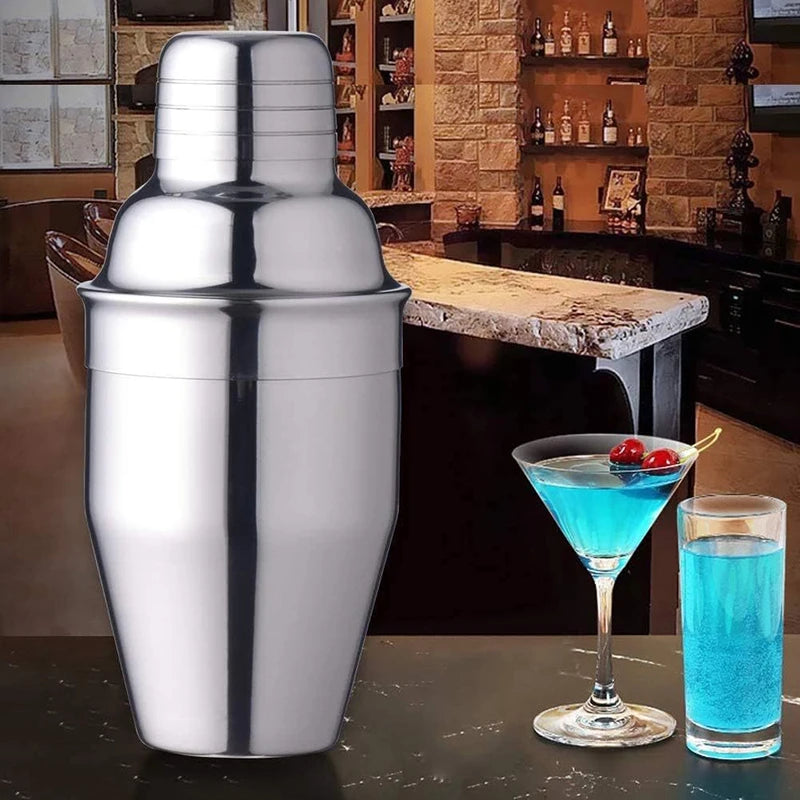 Stainless Steel Cocktail Shaker 350/550/750ml – Bar Mixer Cocktail Shaker Babs